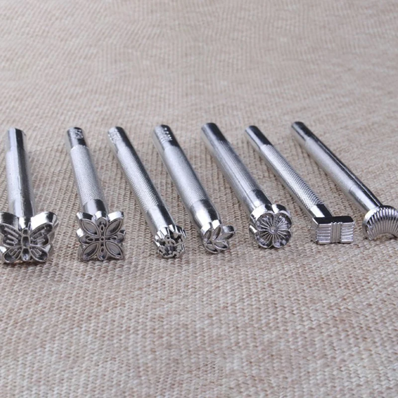 Акция 1 набор(20 шт.) Инструменты для изготовления кожаных седел для ручной работы, гравировки, ремесла, набор инструментов для кожевенного ремесла