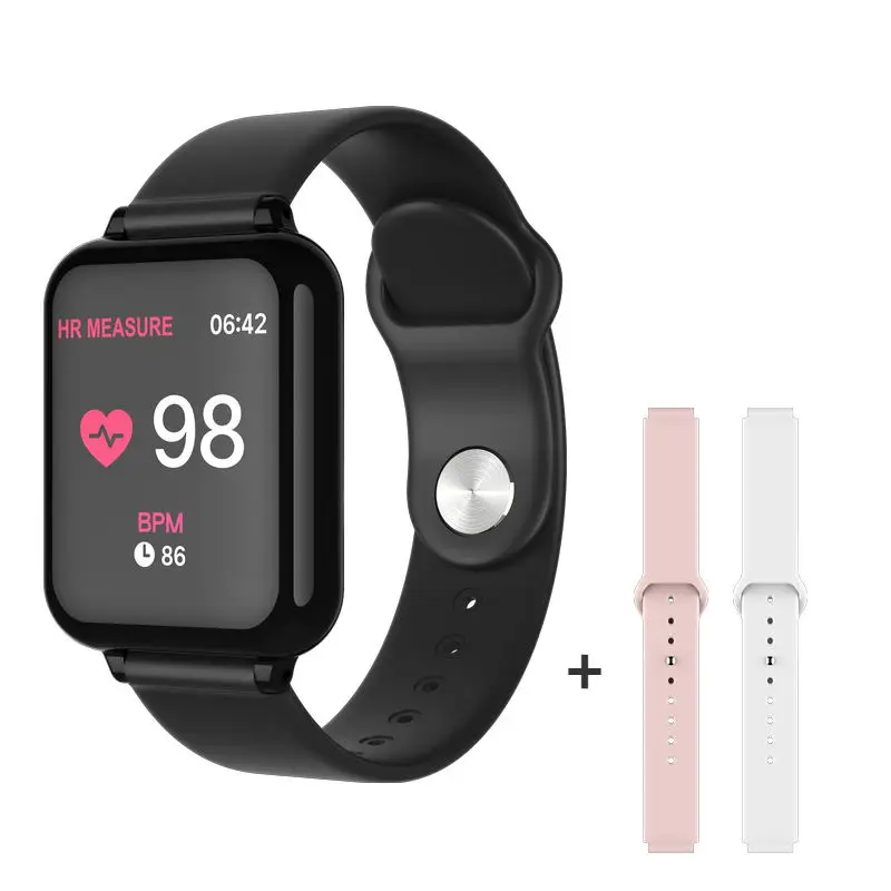

B57 Smartwatch Men Fitness Tracker Call Reminder Heart Rate Monitor Blood Pressure Bluetooth Bracelet For iPhone Xiaomi Samsung