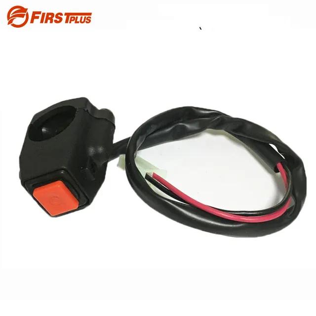 Universal 7/8" Motorcycle Handlebar Buttons Motorbike Horn Switch Button With Two Bullet