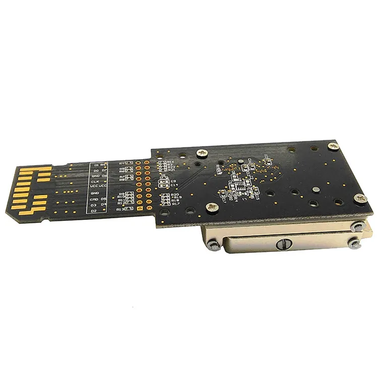 EMCP Reader Pogo Pin тестовая розетка с интерфейсом SD, Nand flash BGA186 BGA162 шаг 0,5 мм алюминиевый сплав раскладушка