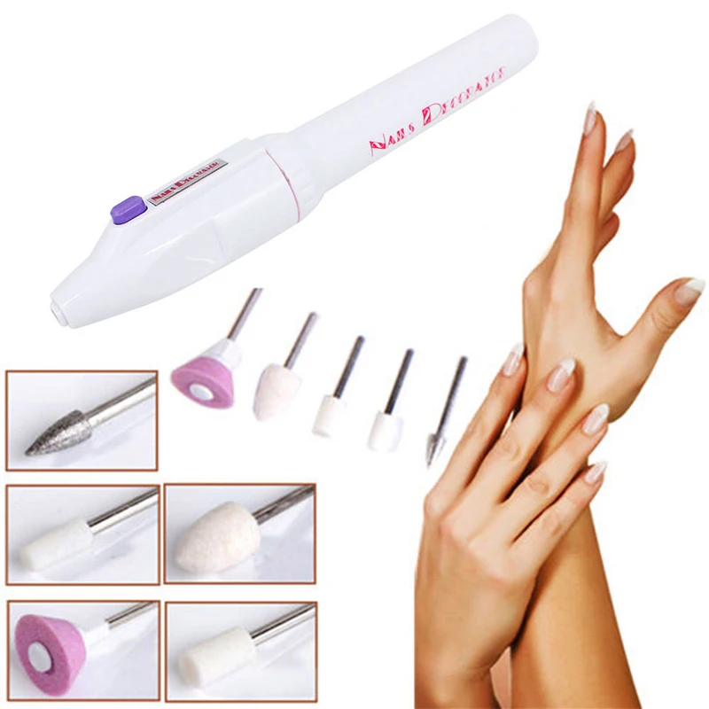 5 In 1 Manicure Set Nail Trimming Kit Electric Salon Shaper Pedicure