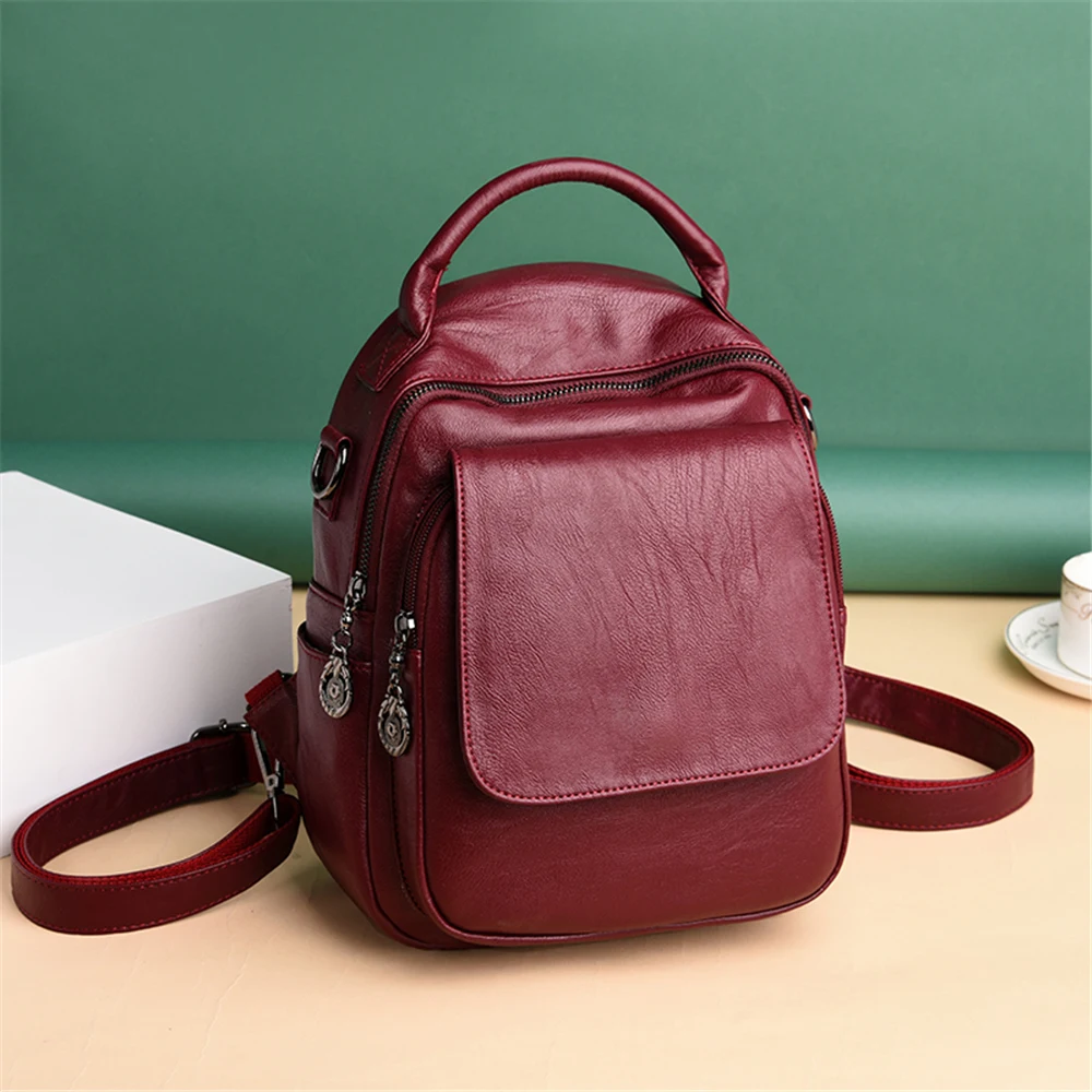 Брендовый рюкзак 3 в 1, женский кожаный роскошный рюкзак, Женский Повседневный Рюкзак, ранец, школьная сумка для девочек-подростков, Sac A Dos