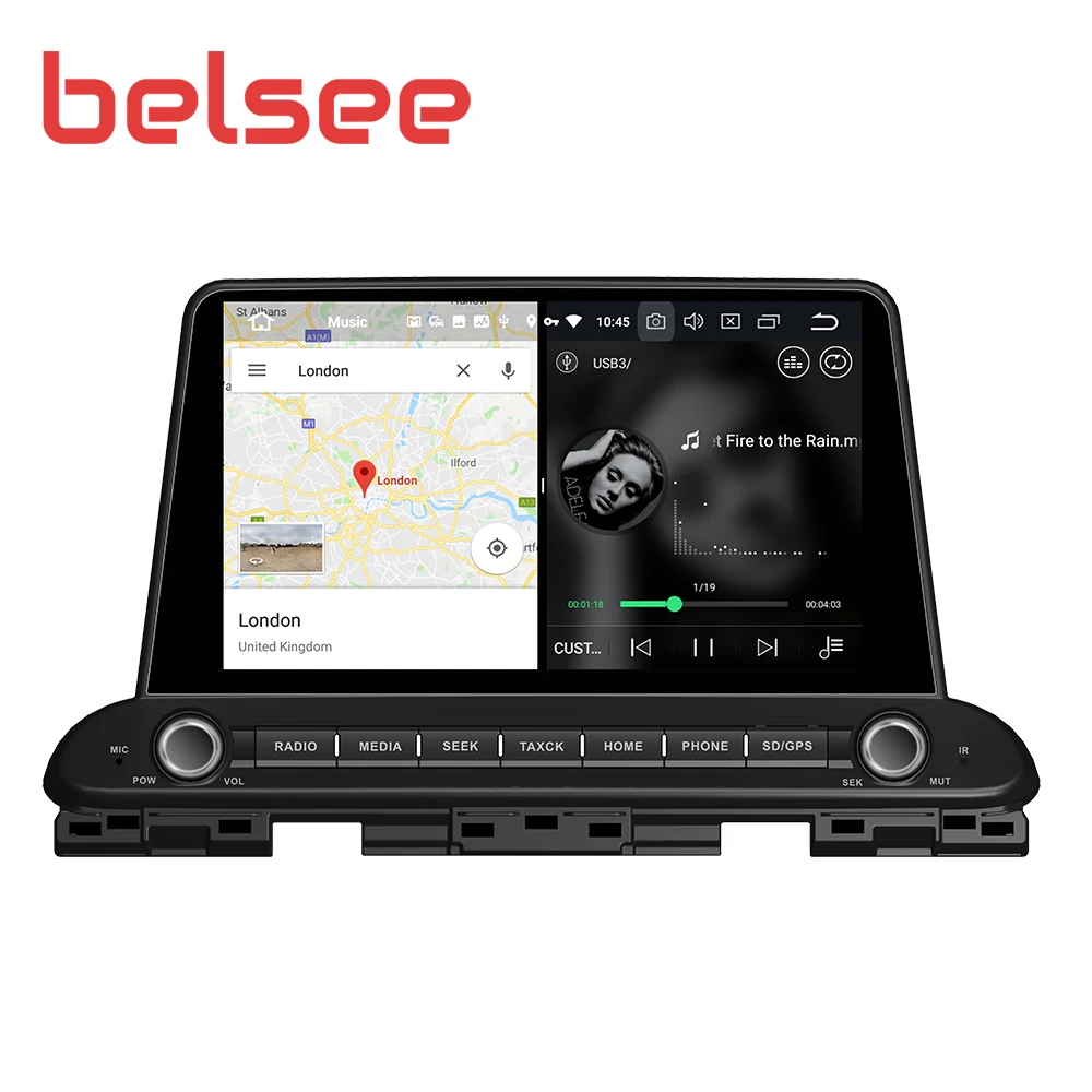 Flash Deal Belsee for Kia Forte Cerato 2018 2019 8 Core 4GB 64GB Android 9.0 Car Radio Stereo Autoradio Player GPS Navigation Head Unit 3