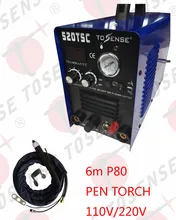 CNC P80 Straight Torch 6M 3 IN 1 Multifunction 520TSC Pilot arc 110/220V dual Voltage TIG MMA CUT ARC Welding Machine Free Post