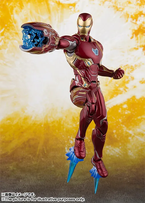 SHFiguarts SHF Ironman MK50 in Marvel Avengers Infinity War BJD Фигурки игрушки для подарка на Рождество и