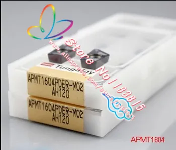 

10 / box of carbide insert APMT1604PDER - MO2 AH120 CNC milling insert CNC tool insert BAP400 / BAP400R - 50/63