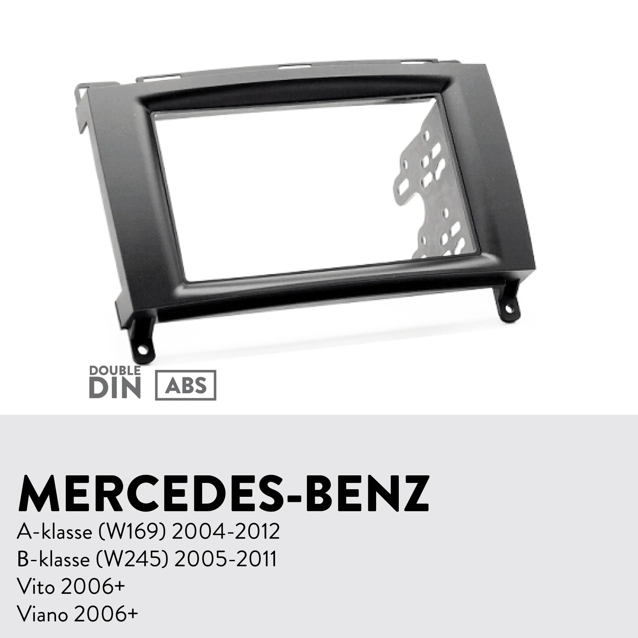 Двойной Din Автомобильный Радио панель для Mercedes Benz Vito 2006+, Viano 2006+ Dash комплект установка установки приборная пластина адаптер рамка