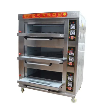 

1 Layer 1 Pan 2 4 3 6tray 9trays pans Commercial Gas Baking Oven Good Quality 400*600mm