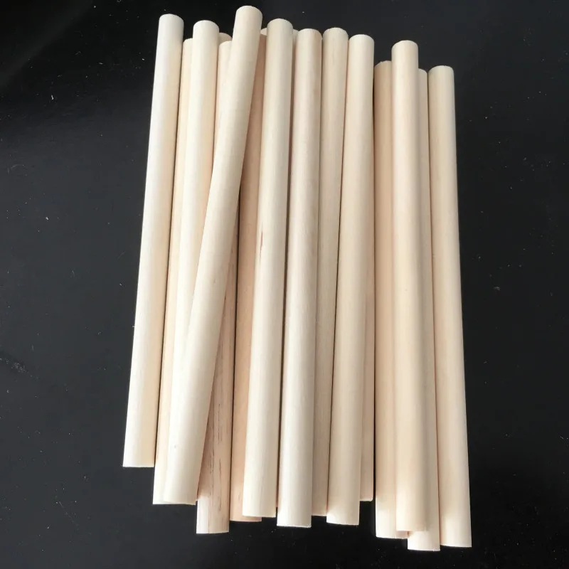 50 шт. круглые натуральные деревянные леденцы палочки для леденцов торта дюбеля для DIY еда ремесло