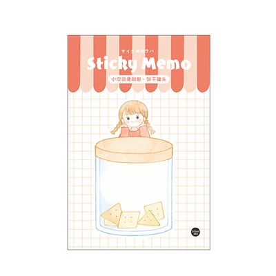 Милая девушка блокнот для заметок Kawaii канцелярские принадлежности студенческие Липкие заметки бумажный блокнот Papelaria школьные офисные принадлежности - Цвет: D