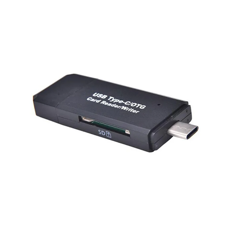 Компьютерные аксессуары 3 в 1 кардридер Черный Micro type-C USB OTG к USB 2,0 адаптер SD/Micro SD кардридер для samsung L0226