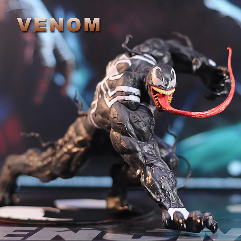 Najtaniej Marvel Avengers niesamowite Spiderman Venom rysunek zabawki ARTFX 1 10 skala statua wstępnie malowane zestaw modeli do składania Brinquedos figurki prezent