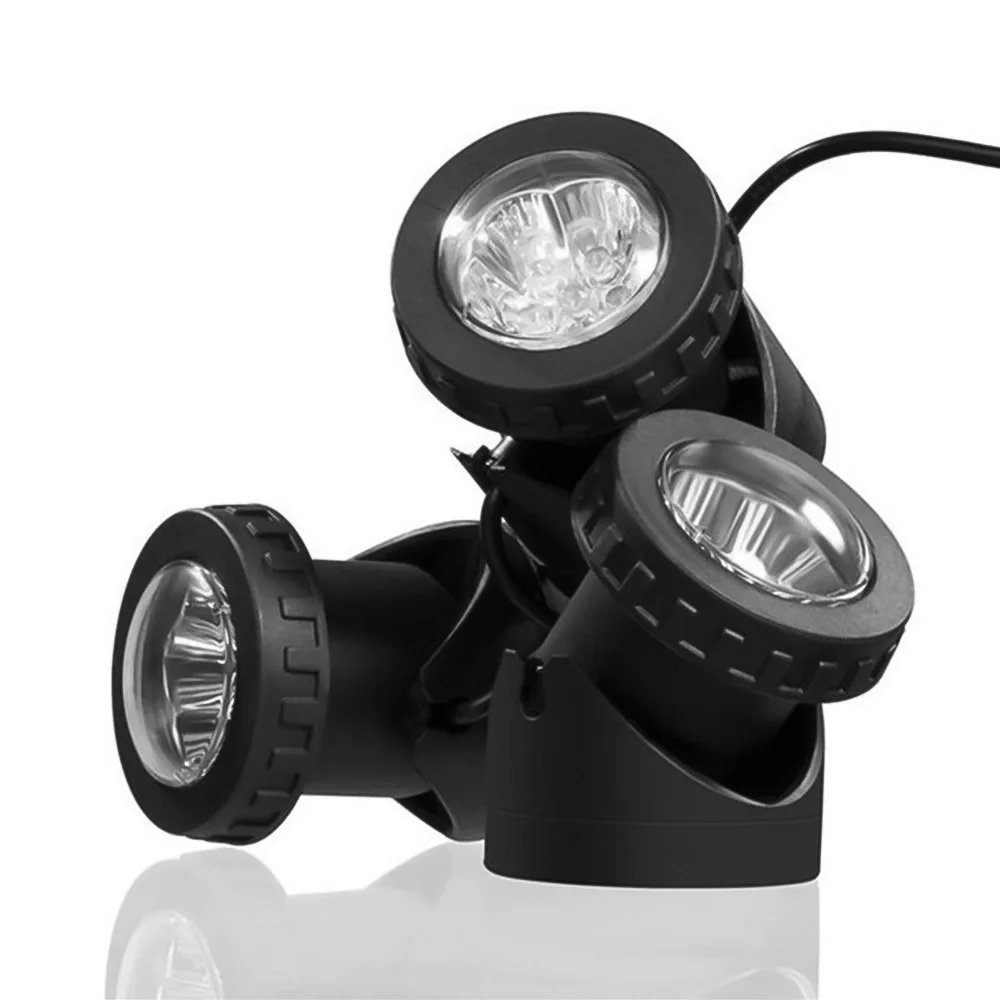 IP68 Led Водонепроницаемый фонарь с питанием от солнечной панели для сада Tuinverlichting подводный 3 шт лампы головы фонарь на солнечных батареях RGB Подводные светодиодные лампы
