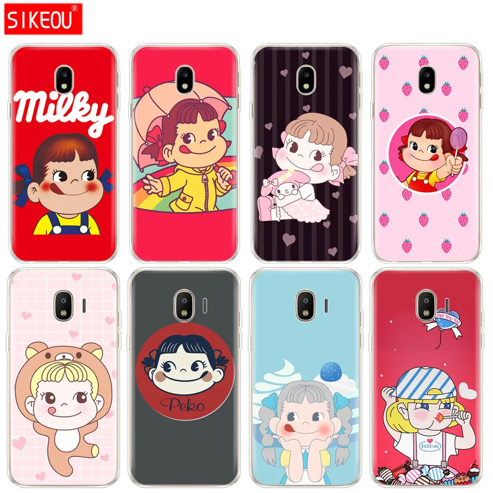 Силиконовый чехол для телефона Samsung Galaxy J3 J5 J7 2017 года J330 J530 J730 PRO j2 2018 Peko Milky girl |