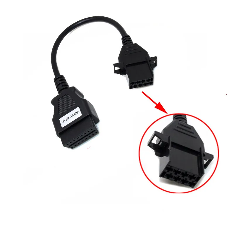 8 Pin кабель для Volvo большегрузный автомобиль Diagosis разъем OBD OBD2 кабель для тележки адаптер