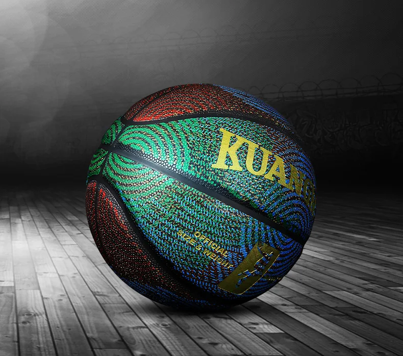Kuangmi принт искусственная кожа Баскетбол США Баскетбол Pro стритбол мяч Крытый Открытый Официальный Размер 7 подарок
