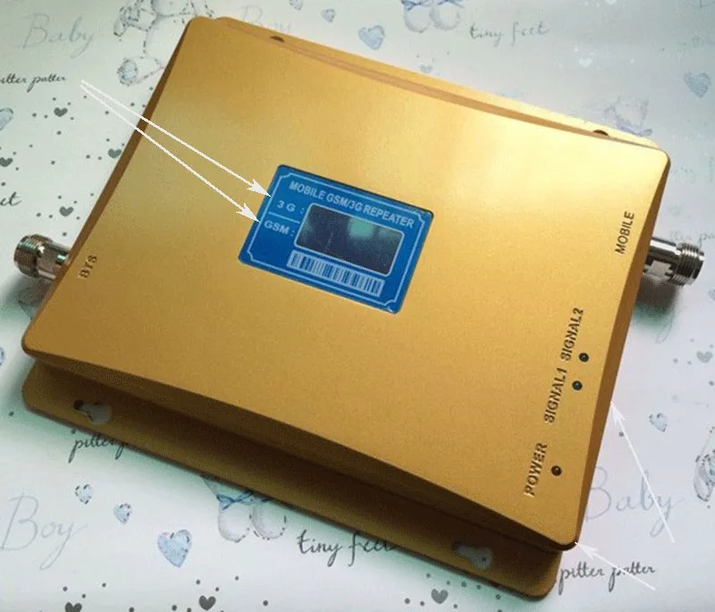 ЖК дисплей! Двухдиапазонный GSM 900 3G 2100 усилитель сигнала сотового телефона UMTS МГц