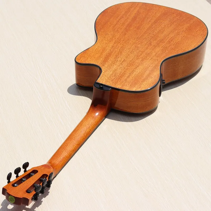 Глянцевая Классическая гитара с левой рукой