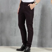 Новые тонкие мужские повседневные брюки мужские костюмные брюки