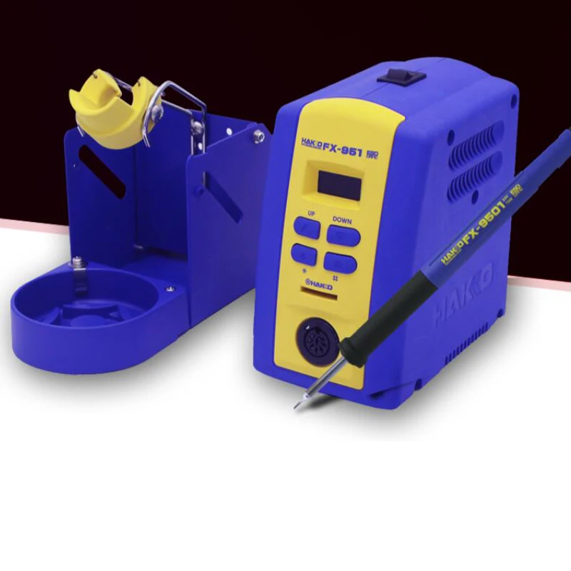 Hakko FX951-66(FX-951) цифровая паяльная станция с подставкой FH200-01+ наконечник T15-JS02