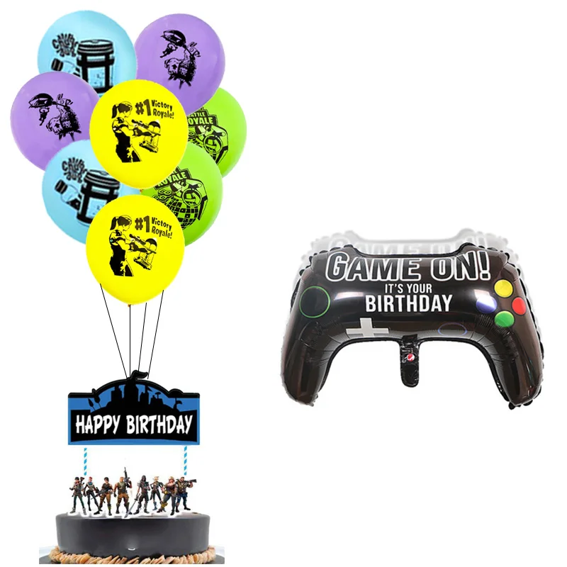6 шт. игра Loot Llama Fortnight рисунок цветные латексные шары Шахтер игрушка праздничные