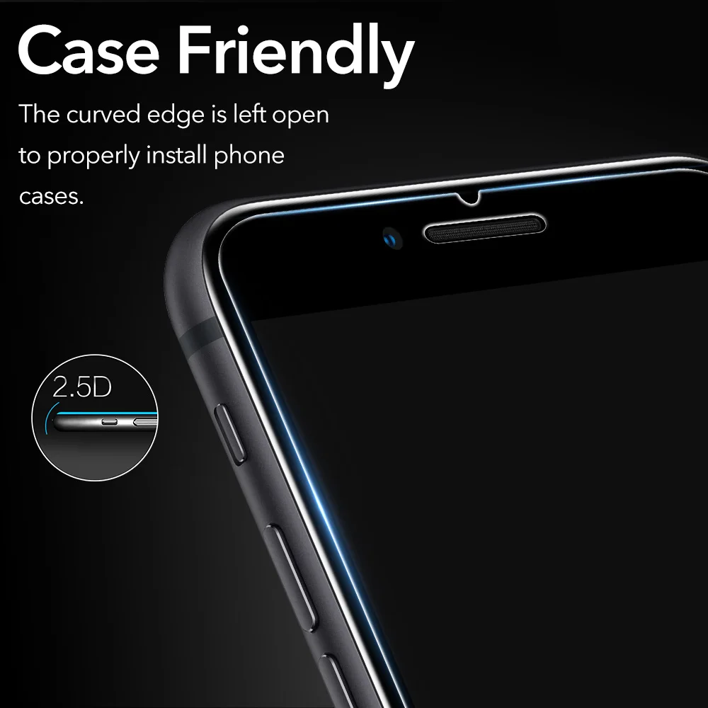 ESR Screen Protector for iPhone 7 Tempered Glass 9H Protector Film for iPhone 5 5S 6 6S 7 8 Plus for iPhone X Screen Protector ESR Screen Protector for iPhone 7 Tempered Glass 9H Protector Film for iPhone 5 5S 6 6S 7 8 Plus for iPhone X Screen Protector