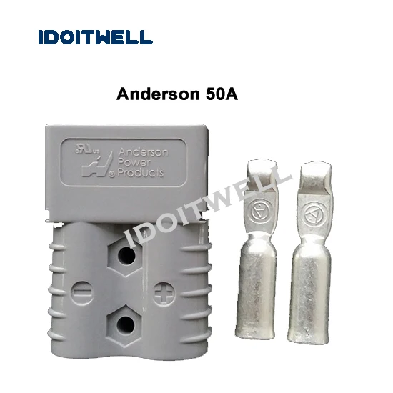 Anderson 50A Профессиональное пользовательское 48 В свинцово-Кислотное зарядное устройство 58,8 в Поплавковый заряд 55,2 в 30A SLA AGM гелевое зарядное устройство для 48 В свинцово-кислотный аккумулятор - Цвет: Anderson 50A