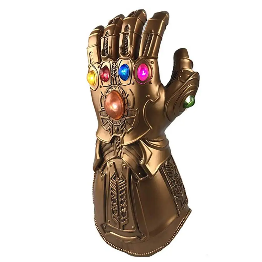 

Thanos Infinity Gauntlet Glove with 6 Faux Gems Costume Men Kids Cosplay Props