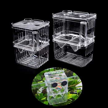 

Multifunctional Fish Breeding Isolation Box Incubator Breeder for Fish Tank Aquarium Accessory 2 Size