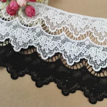 1 м ярд кружевная лента embrodiary Водорастворимая кружевная отделка для шитья свадебное платье ремесла