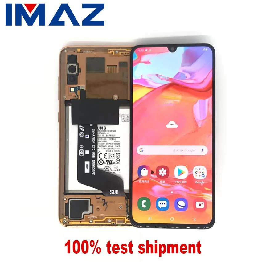 IMAZ оригинальный SUPER AMOLED 6 7 &quotдля Samsung galaxy A70 2019 A705 A705F A705DS сенсорный экран