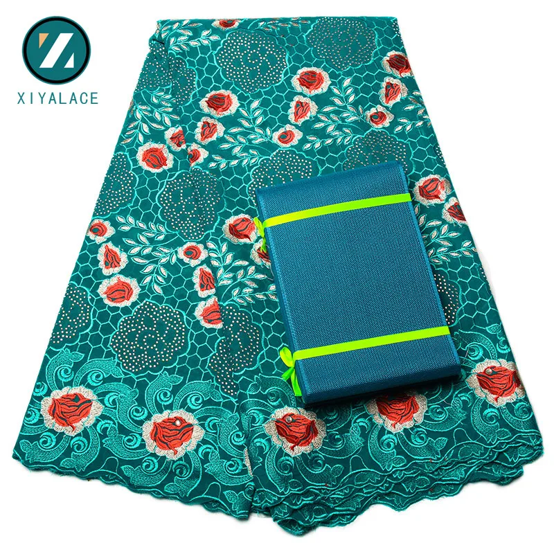 

Swiss Voile Lace In Switzerland African Swiss Voile Lace Fabric With Stones High Quality Swiss Lace Fabric With Aso Oke PGC1004B