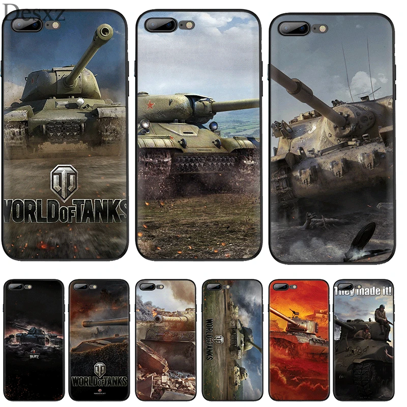 

Silicone Tpu Phone Case World Of Tanks for iPhone 11 Pro X XS Max XR iPhone 6 6s 7 8 Plus 5 5s SE Protection Cover