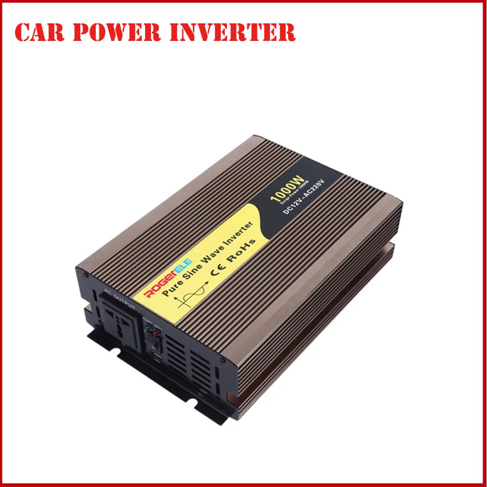 

Solar Pure Sine Wave Power Inverter Dc 12v to Ac 220v Car Converter 600w Transformer Vehicle Inverter