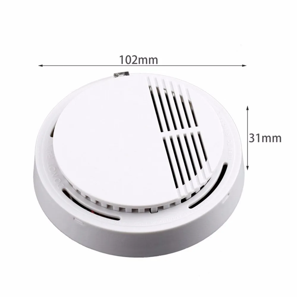 

5Pcs Sensor Sensitive Photoelectric Home Independent alarm Smoke Detector Fire Alarm alone Sensor For Family Guard