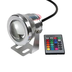 10 Вт Светодиодная уличная лампа RGB/белый/теплый белый подводный светодиодный прожектор Цвет изменение IP67 прожекторное освещение для сада