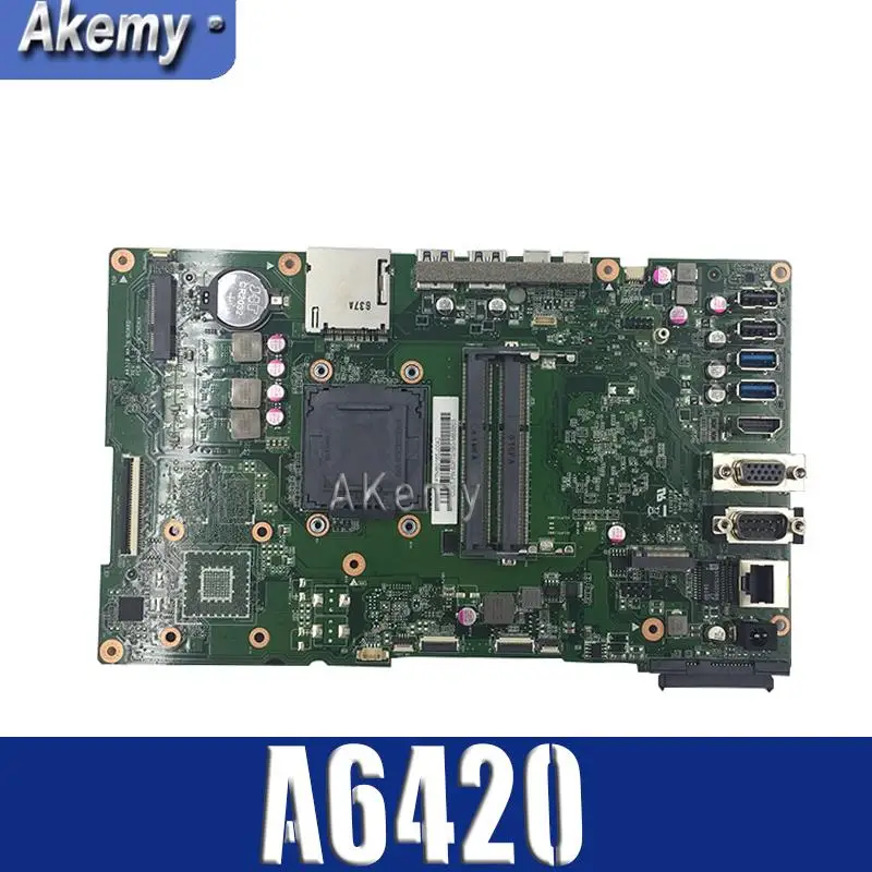 

A6420 MAIN_BD._/UMA/TPM With G1840 Motherboard For ASUS A6420 All in one Desktop Mainboard 90PT01B0-R02000 DDR3 1600MHz Test OK