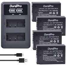 4pc for Canon LP-E17 LPE17 LP E17 Rechargeable Battery+ LED Dual Charger for Canon EOS Rebel T6i 750D T6s 760D M3 800D 8000D X8i