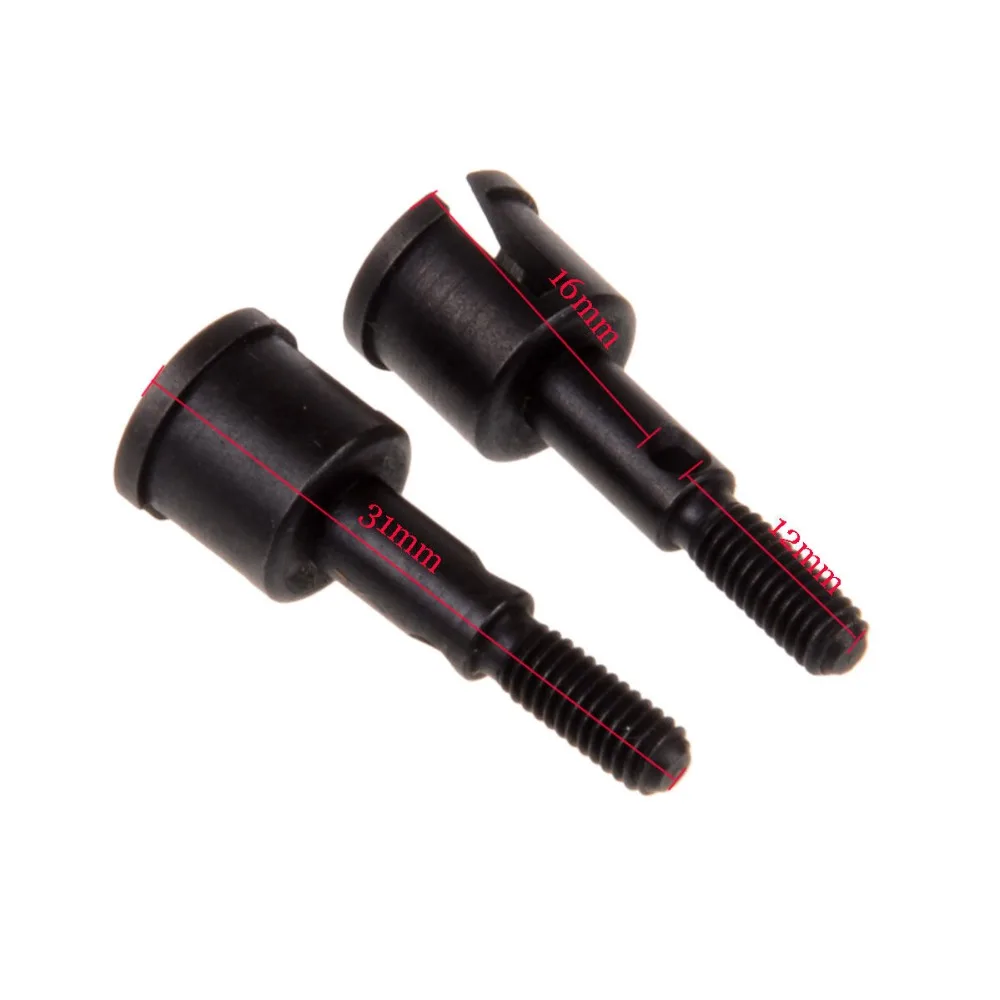 

1 Pair 02168 Steel Metal Wheel Axle For 1/10 RC Model Car Exceed Redcat Racing HSP 94122 94166 94177 94103 94170