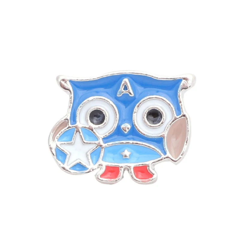 

Owl, Floating charms fit floating lockets, FC4205