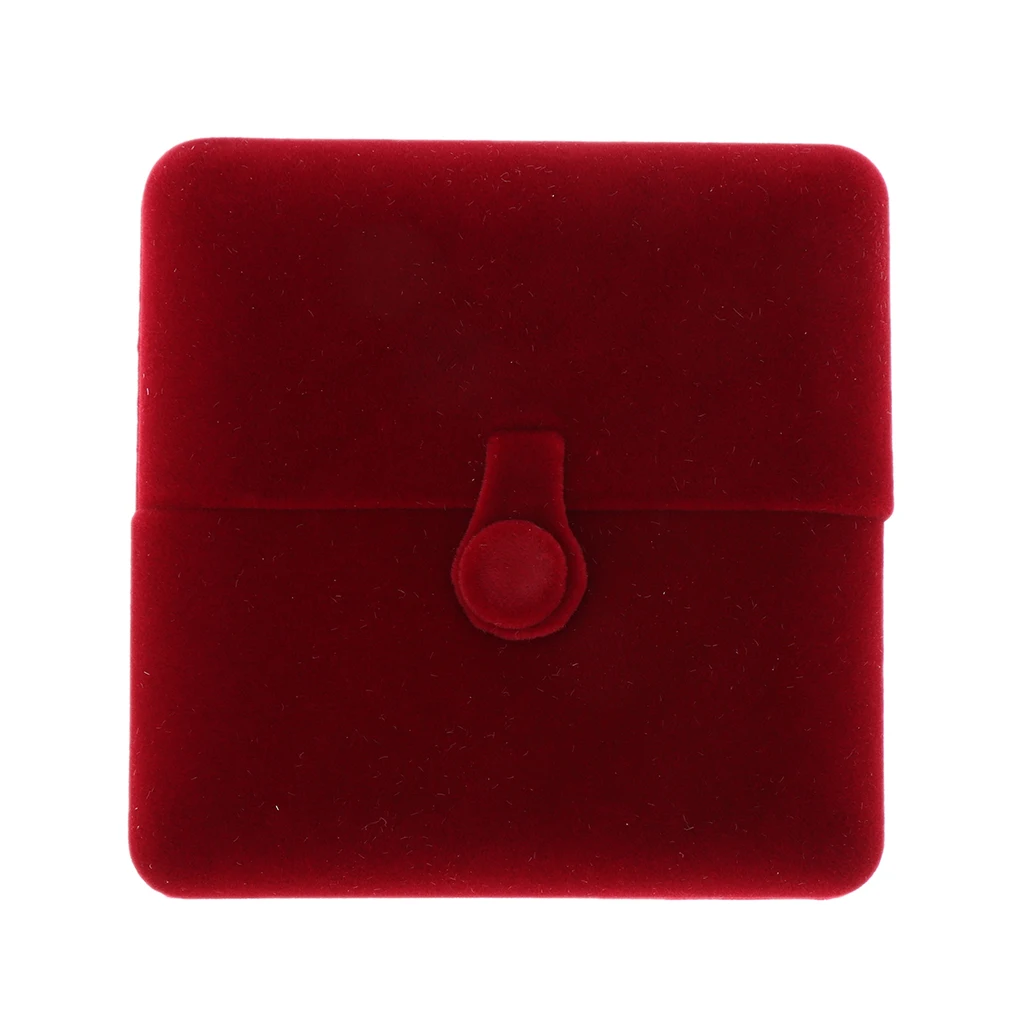 Fancy Wine Red Double Open Velvet Gift Box for Luxury Jewelry, Various Styles Packaging Box for Counter Shop