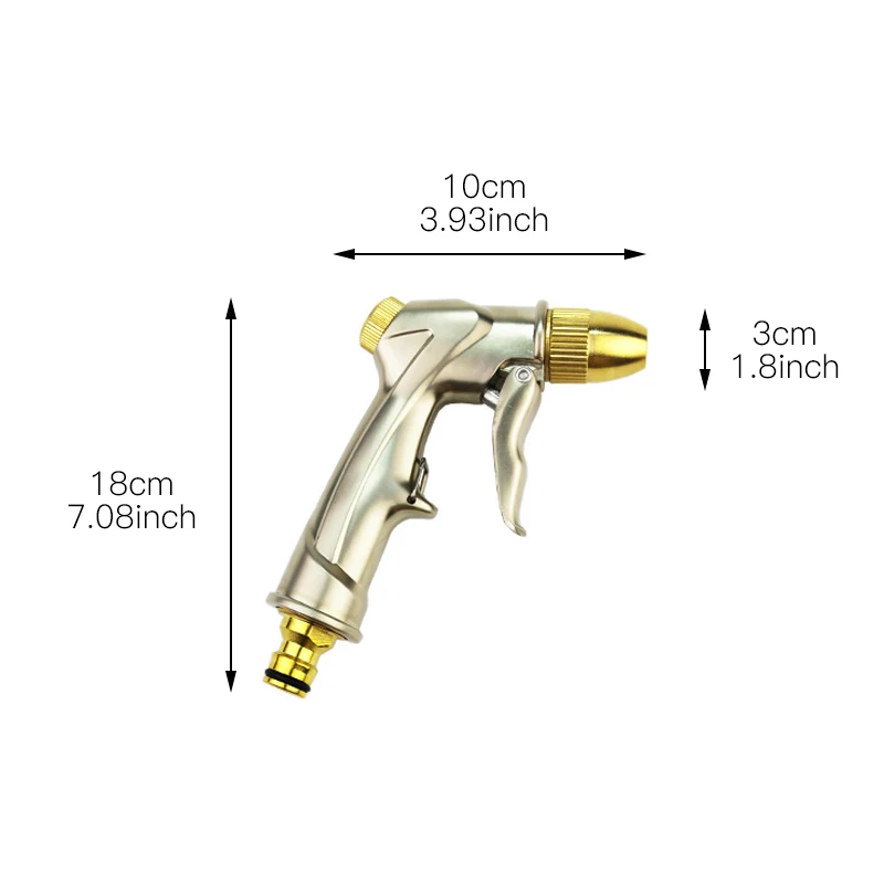 Распылитель газон высокого давления водяной пистолет для сада Мойки автомобиля Прочные ручные инструменты полив многофункциональный для 8 режимов распыления - Цвет: 7
