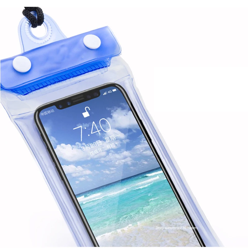 

Outdoor Swimming Mobile Phone Waterproof Pouch Float Bag Holder Dry Protectioncase Cover For Canoe Kayak Rafting Drifting
