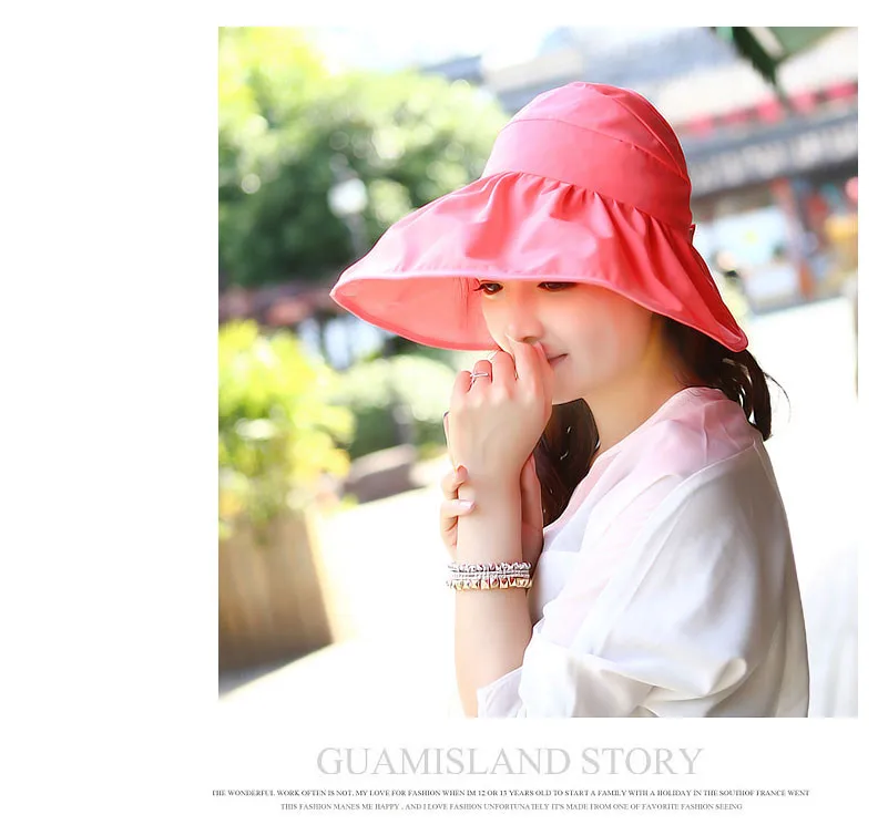 sun visor hat sun hats for women with big heads chapeu feminino beach hat summer uv protection hats (22)