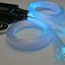 DIY звезды потолочные волоконно-оптические лампы 32 Вт Светодиодный светильник источник с 400 стенды оптического волокна кабель сенсорный пульт RGB цвета двойной выход