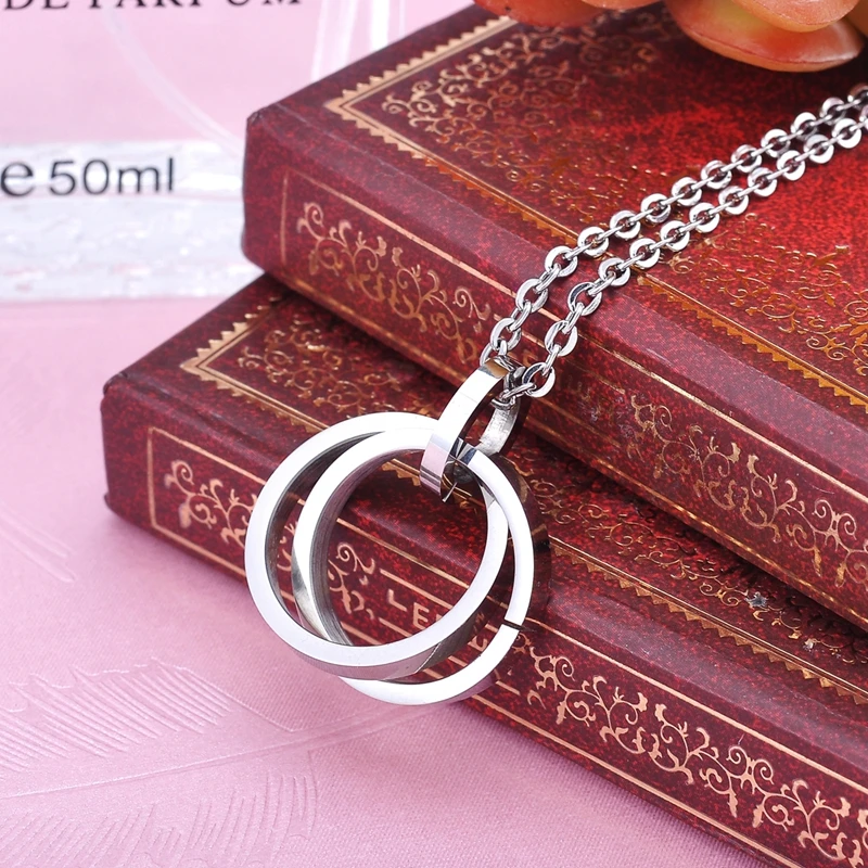 FUNIQUE 2019 серебряное ожерелье из нержавеющей стали с подвеской для мужчин и женщин