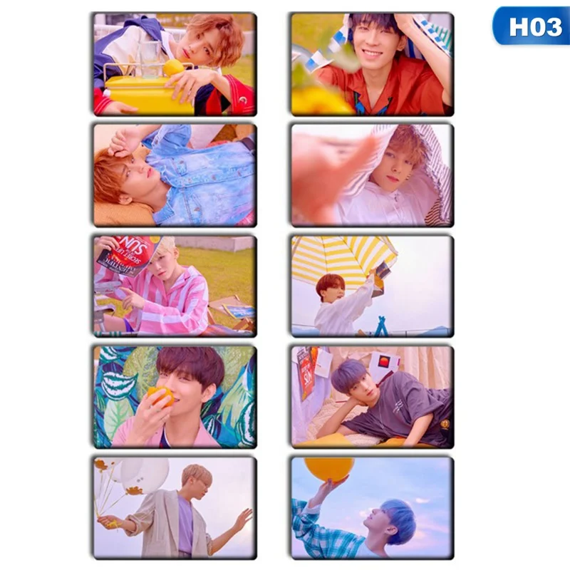 10 шт./компл. K-pop Seventeen фото карта стикер мини 6-й альбом Фотокарта стикер