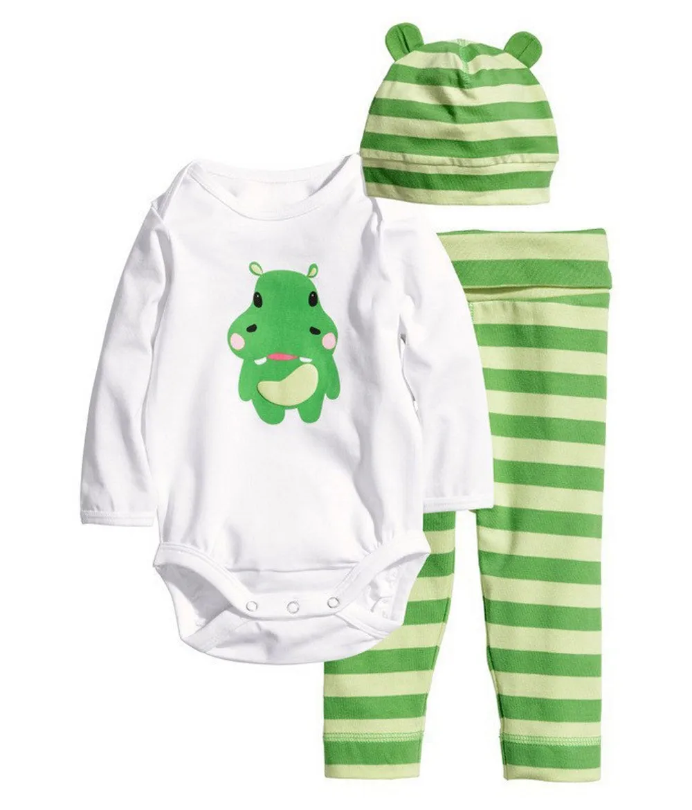 2015-New-Spring-Autumn-Baby-Suit-Three-piece-Cotton-With-Hat-Suit-Cute-Animals-Romper-Triangle-Cloth-CL0765 (8)