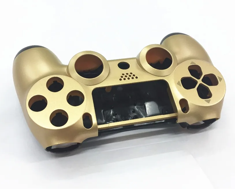 Передний+ задний корпус Сменный Чехол верхний под крышкой протектор кожи для playstation 4 PS4 игровой контроллер золотой цвет