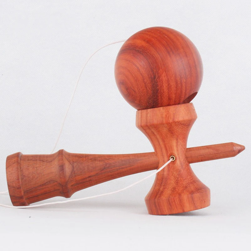 Красное дерево Pear высокого Класс Kendama Японский деревянные игрушки Жонглирование шар Kendama профессиональных навыков игры jongleren malabares de fuego